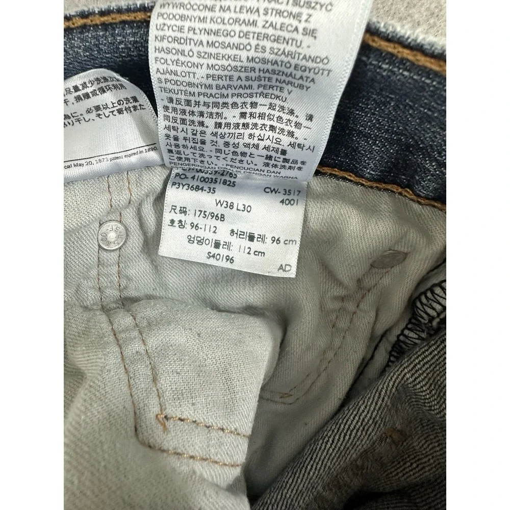Y2K Levi's‎ 514 Denim Medium Wash Slim Straight Fit Men's Size 38X30